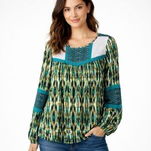 Farmers Market Bohemian-Style Top — Small — NWT